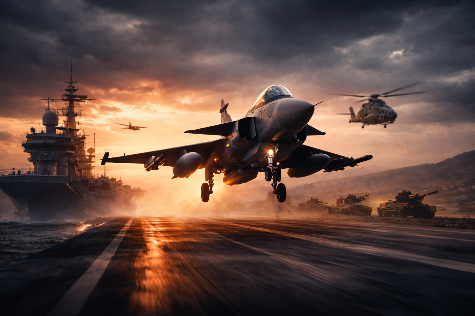 Gripen aircraft in operational deployment